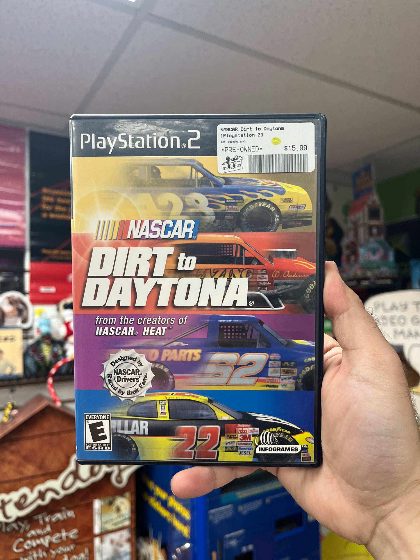 NASCAR Dirt to Daytona - PS2 CiB