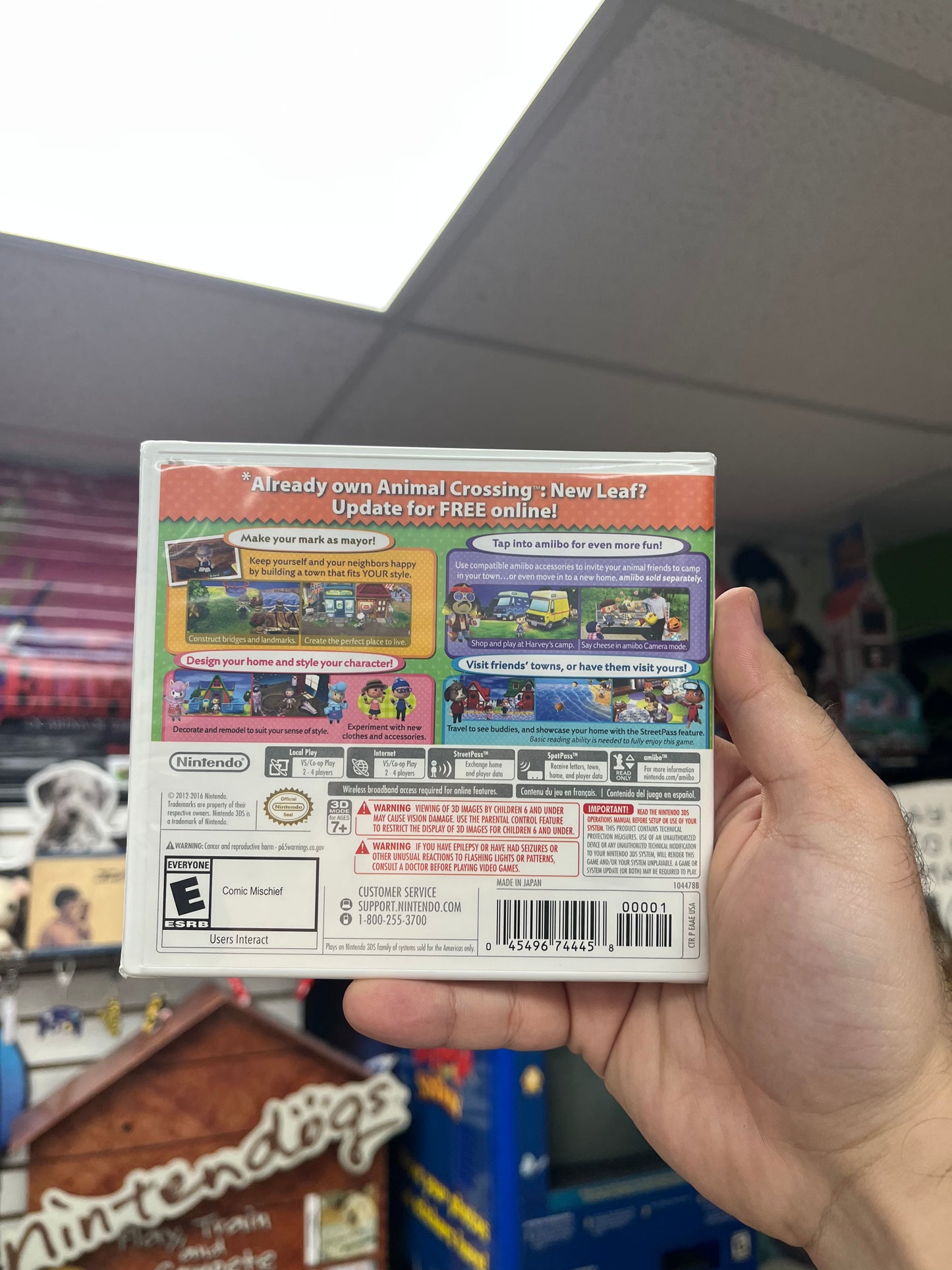 Animal Crossing New Lead Welcome Amiibo - 3DS Sealed