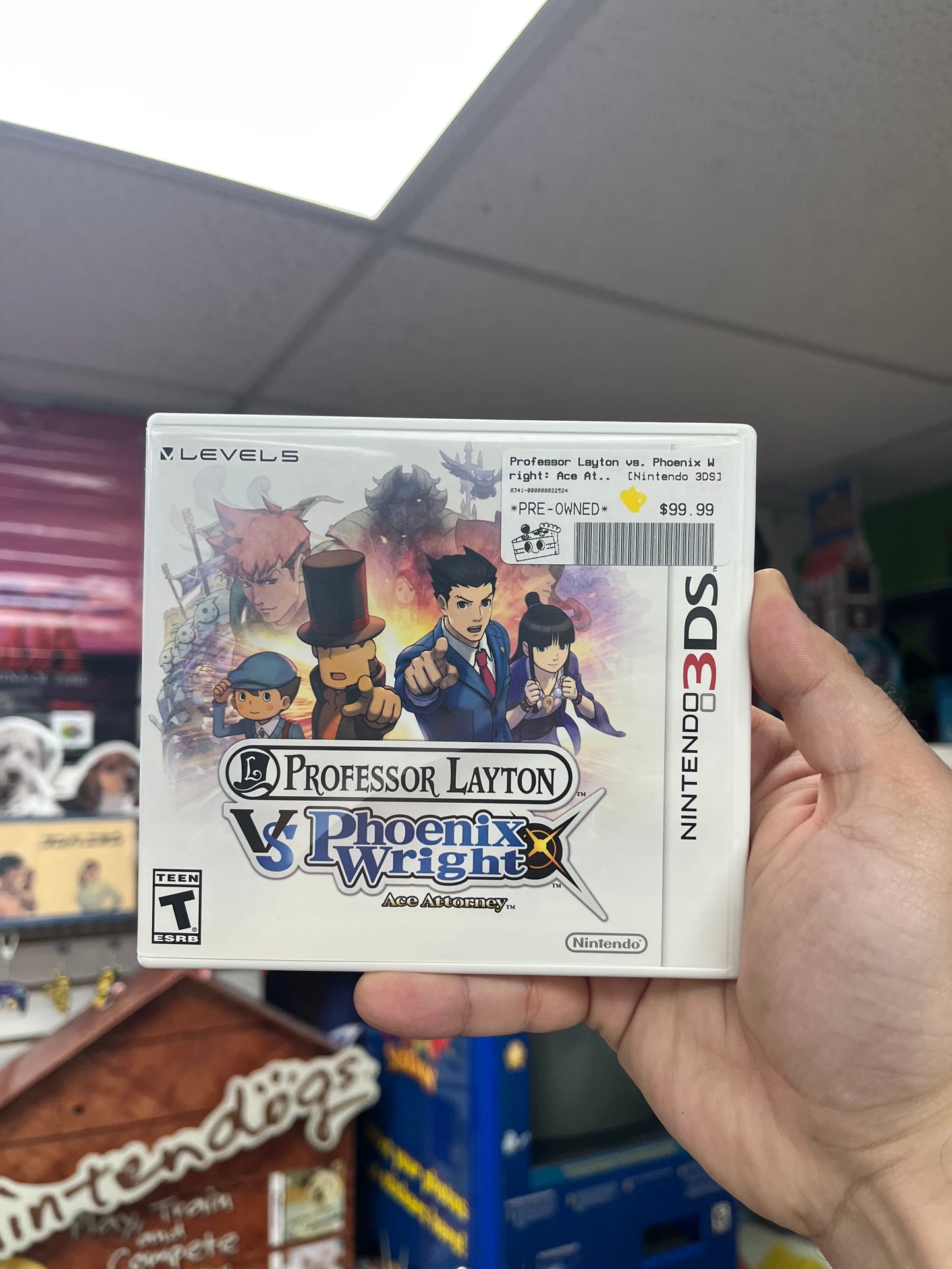 Professor Layton vs. Phoenix Wright Ace Attorney - 3DS CiB
