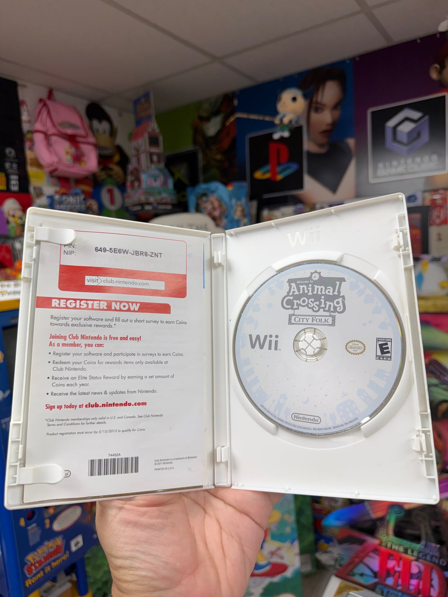 Animal Crossing City Folk - Wii CiB