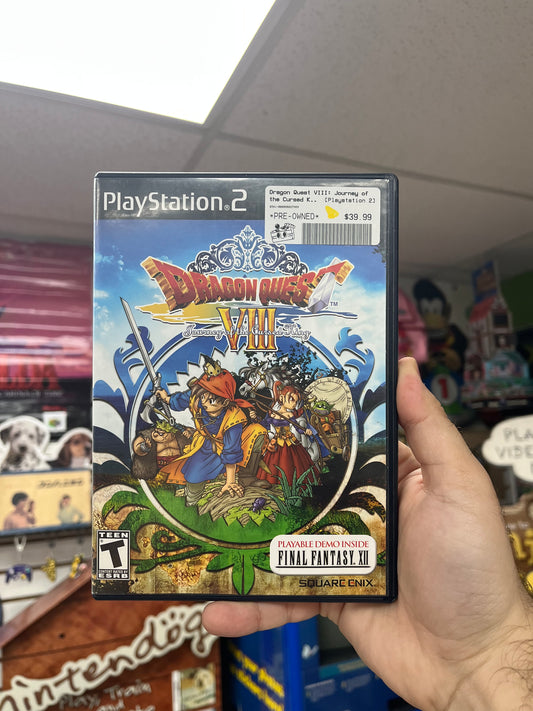Dragon Quest VIIIl Journey of the Cursed King + FFXII Demo Disc - PS2 Boxed