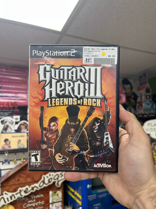 Guitar Hero III Legends of Rock - PS2 CiB