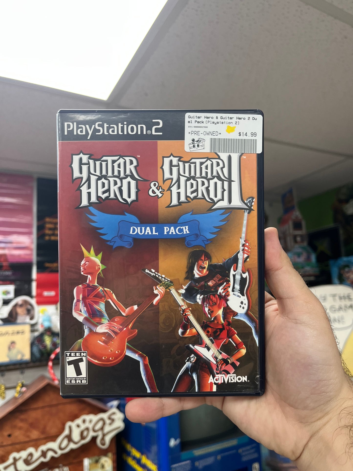 Guitar Hero I & II - PS2 CiB