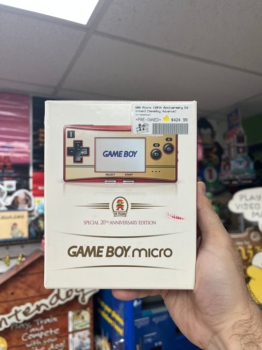 GBA Micro 20th Anniversary Edition - Complete