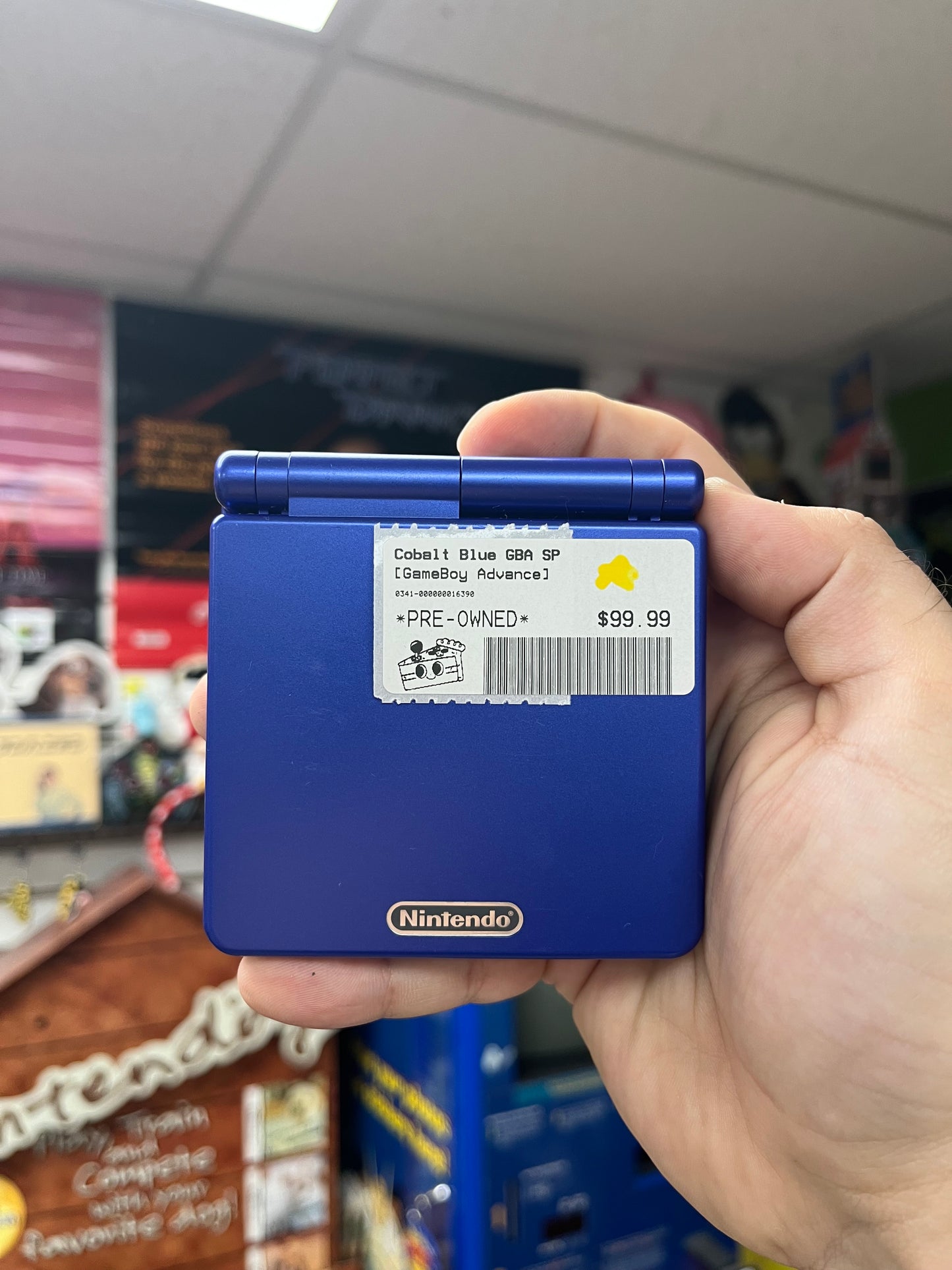 Cobalt Blue GBA SP