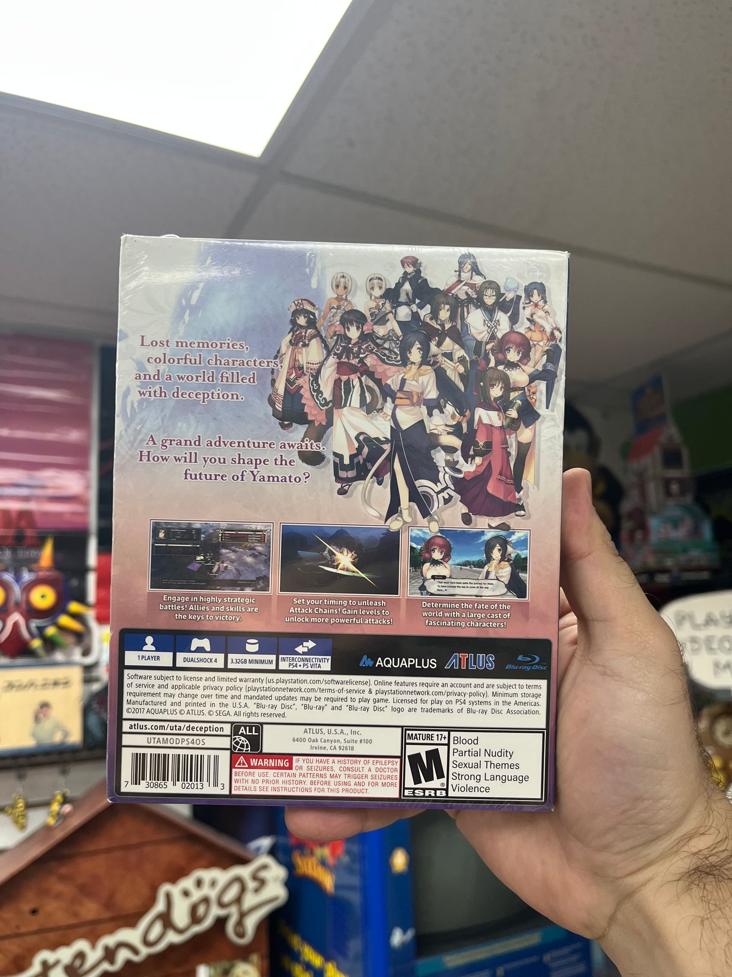 Utawareumono: Mask of Deception [Launch Edition] - PS4 Sealed