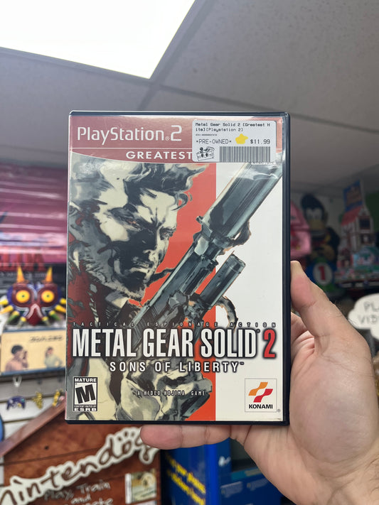 Metal Gear Soild 2 [Greatest Hits] - PS2 CiB