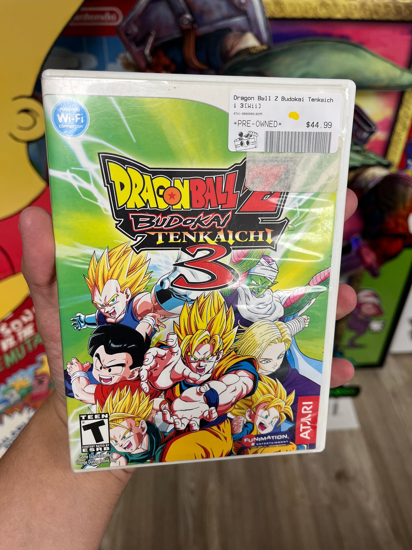 Dragon Ball Z Budokai Tenkaichi 3 Wii Complete Rare