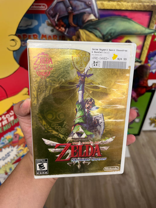 Zelda Skyward Sword Wii Boxed (Missing Soundtrack)