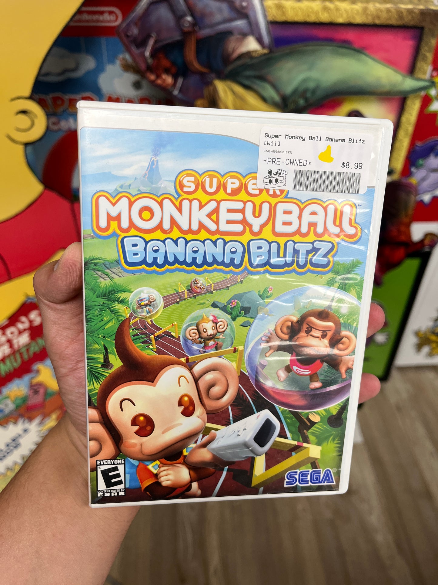 Super Monkey Ball Banana Blitz Wii Complete
