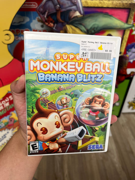 Super Monkey Ball Banana Blitz Wii Complete