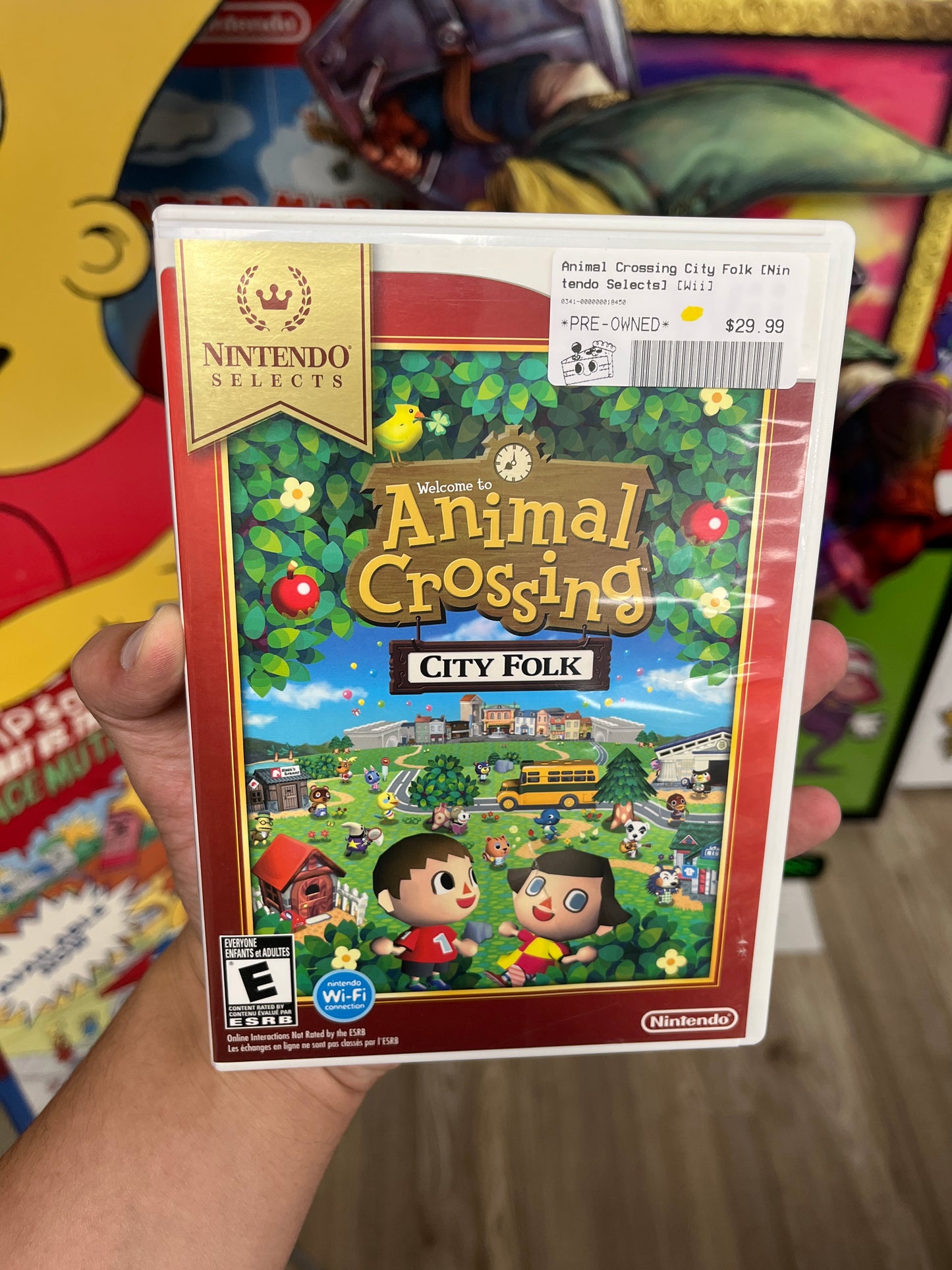 Animal Crossing City Folk Wii Boxed