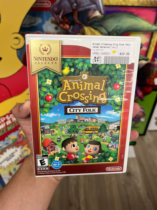 Animal Crossing City Folk Wii Boxed