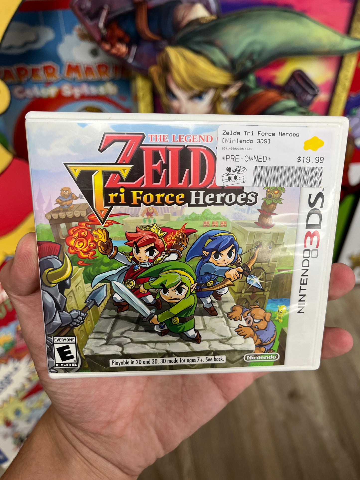Zelda Triforce Heroes 3DS Complete
