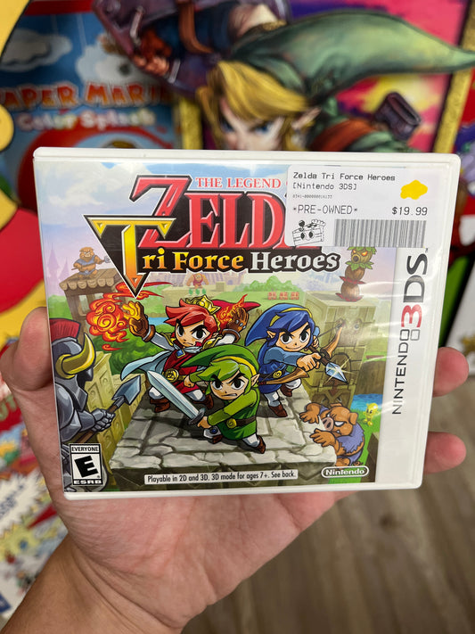 Zelda Triforce Heroes 3DS Complete