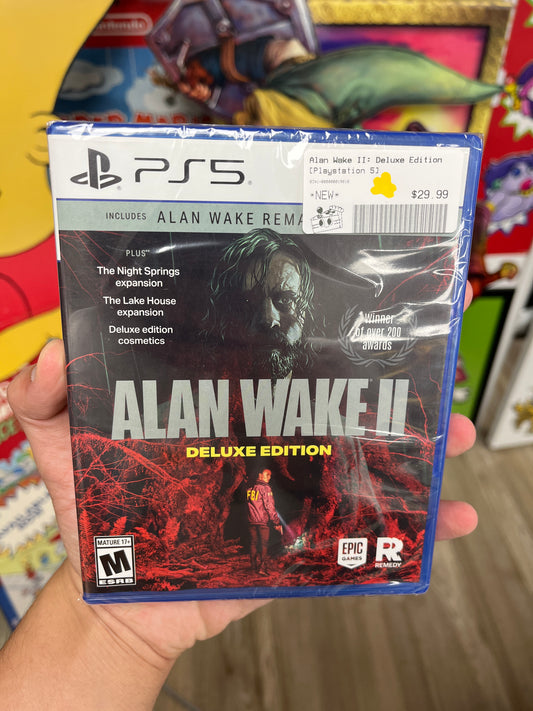 Alan Wake II Deluxe Edition PS5 Sealed