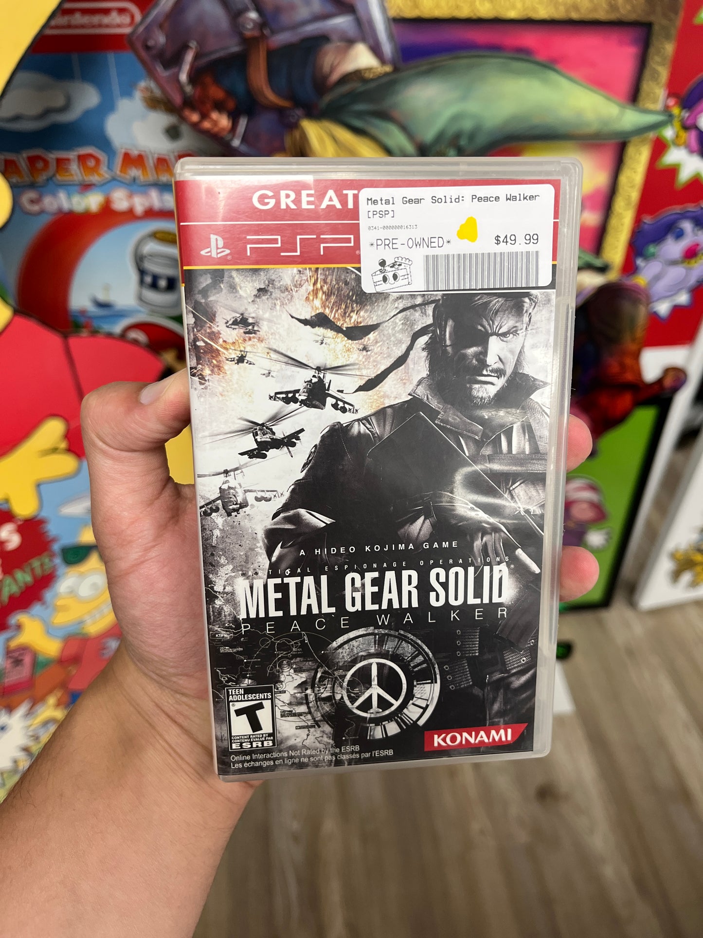 Metal Gear Solid Peace Walker PSP Complete