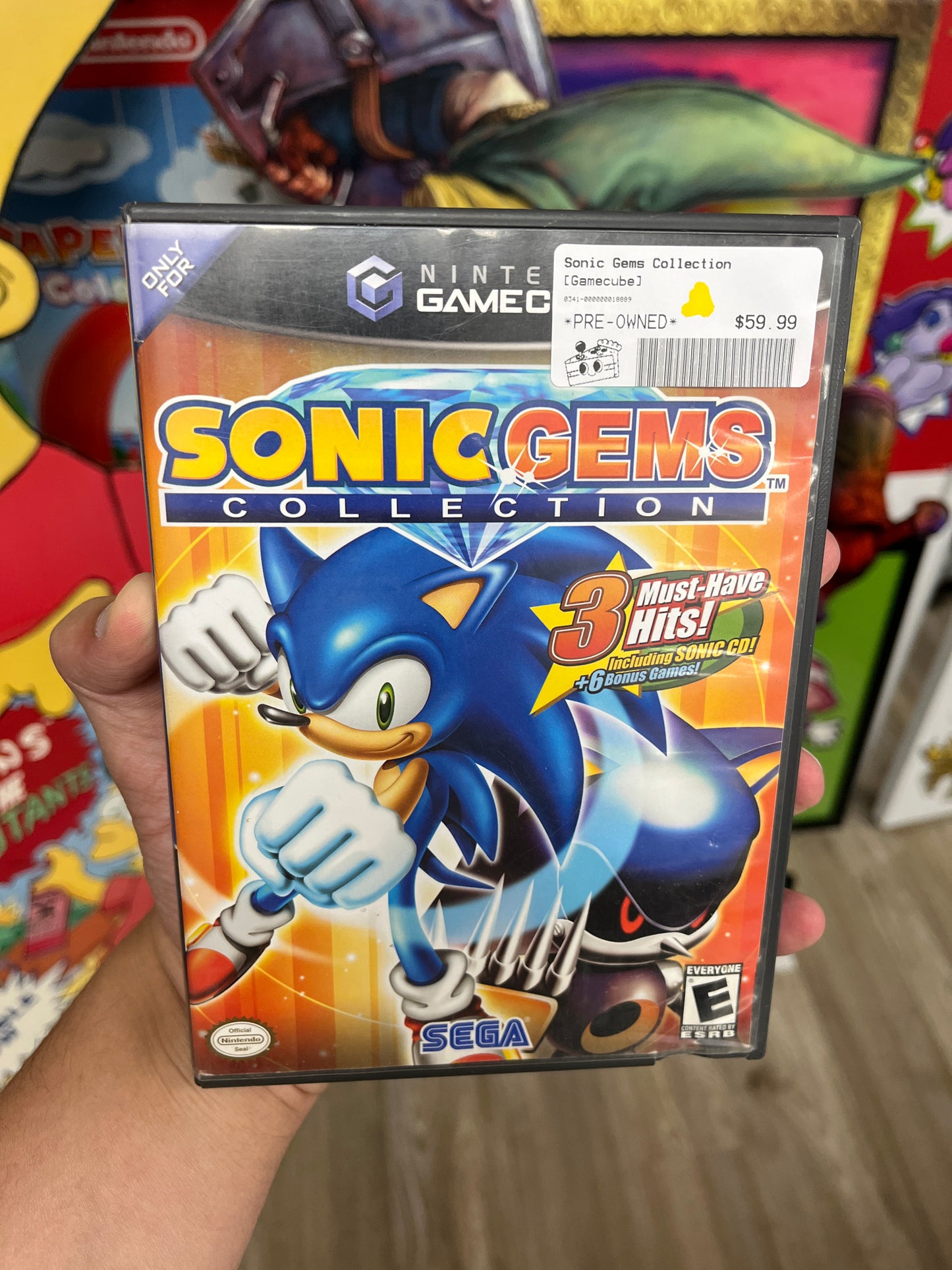 Sonic Gems Collection GameCube Boxed