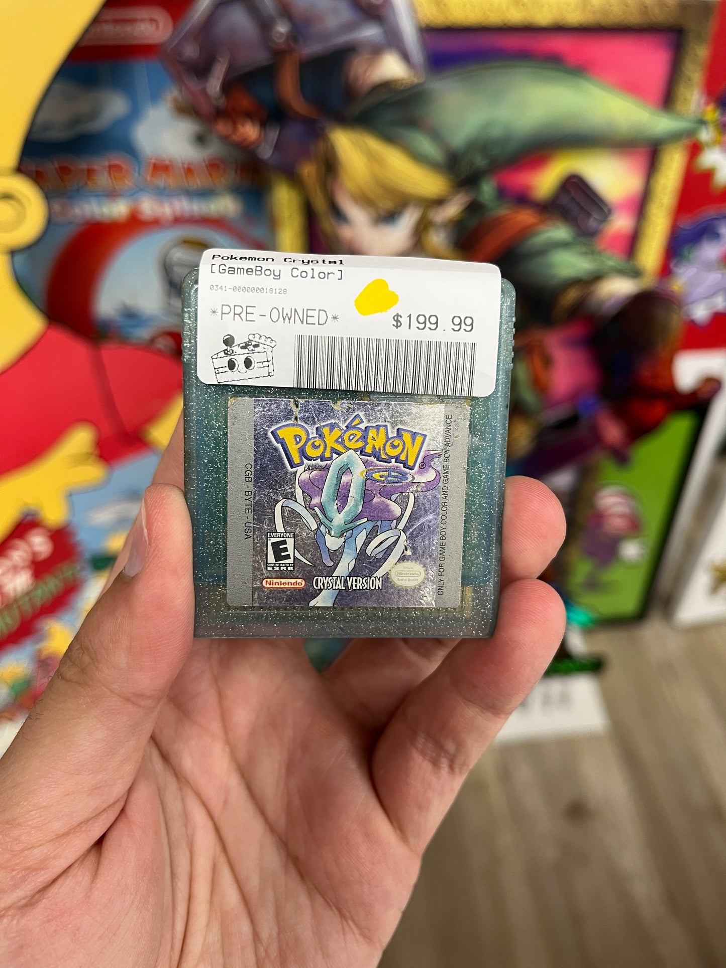 Pokemon Crystal GBC New Battery