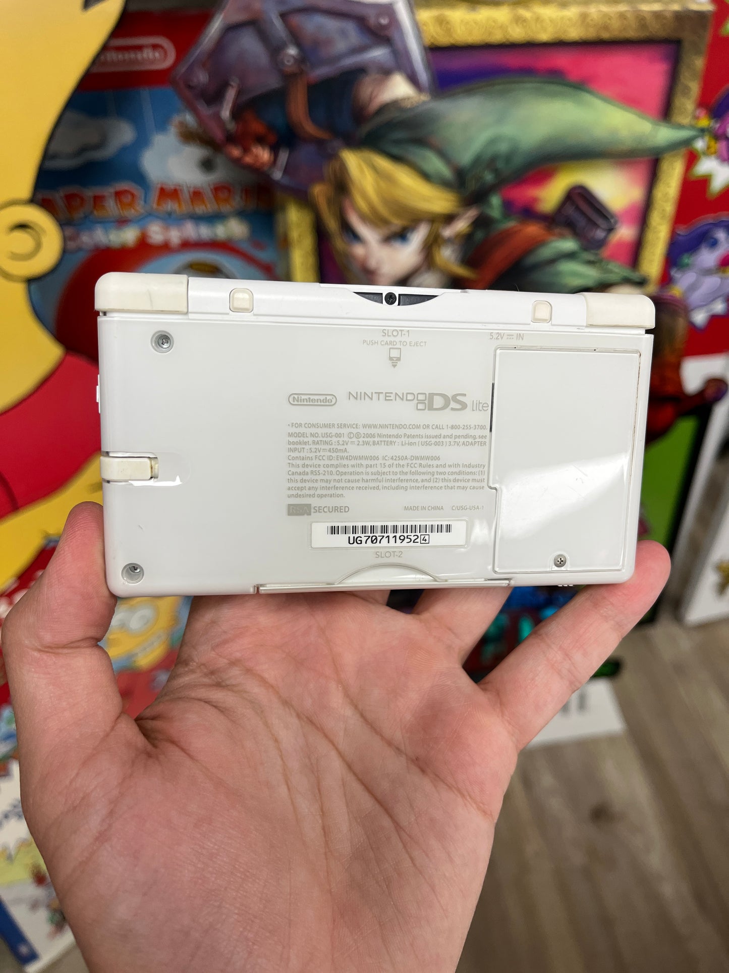 White DS Lite