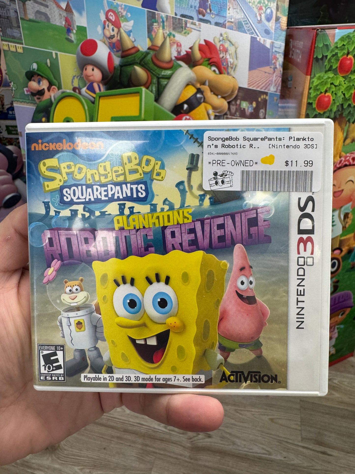 Spongebob Plankton's Robotic Revenge 3DS Complete