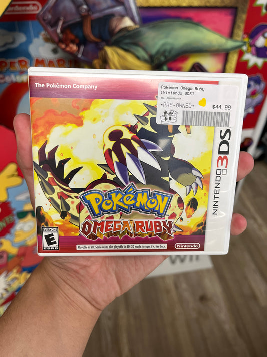 Pokemon Omega Ruby 3DS Complete