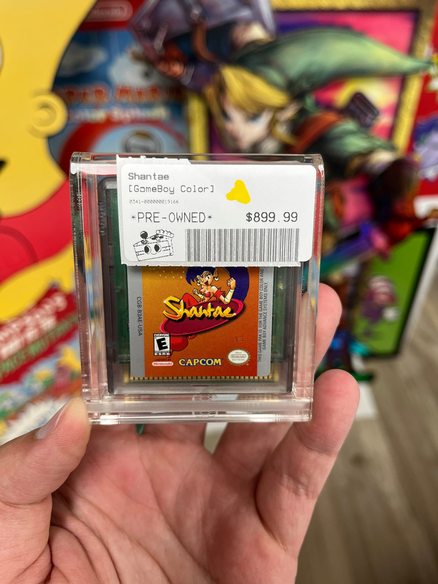 Shantae GameBoy Color Extremely Rare MINT W/ Acrylic Case