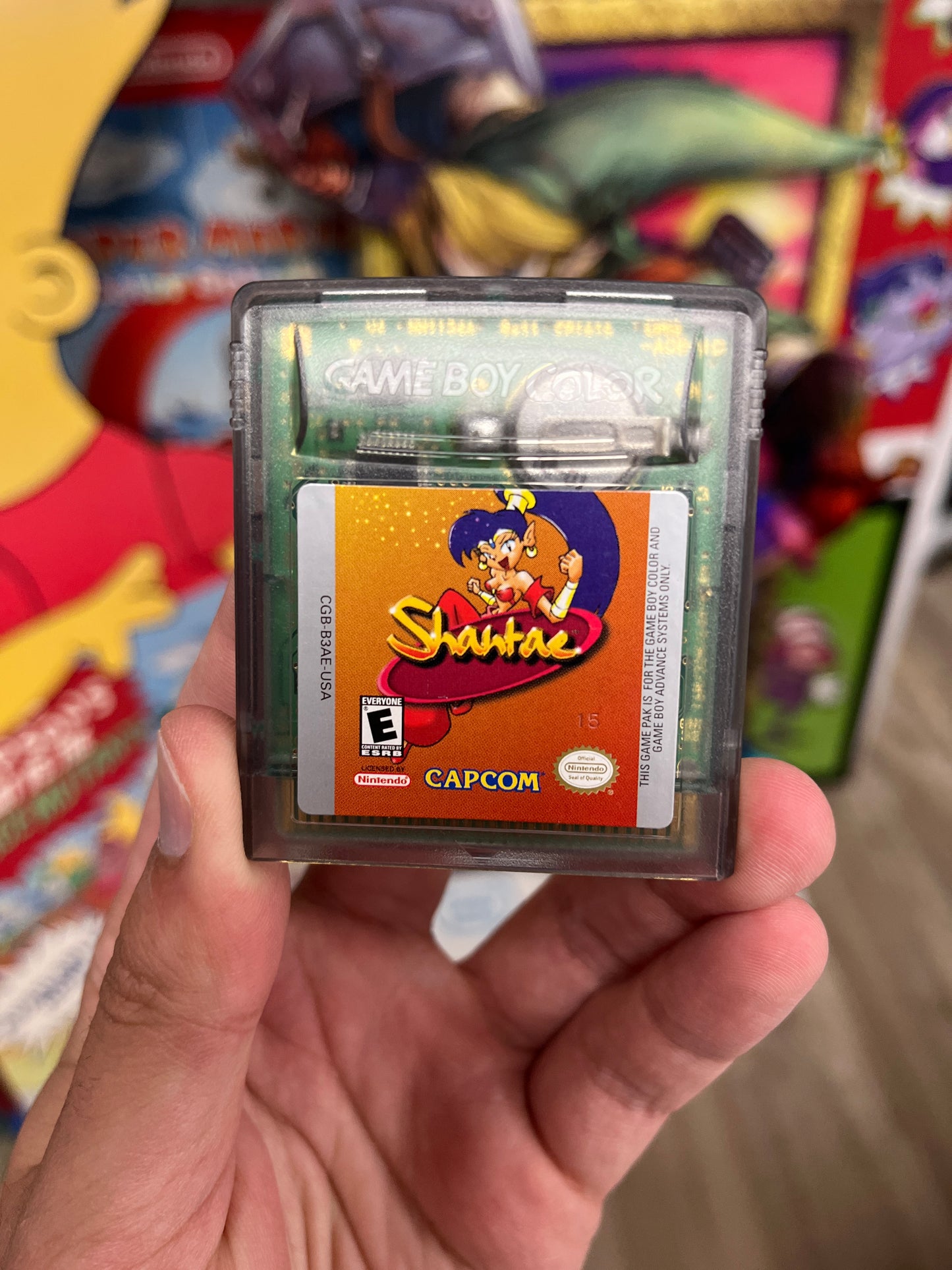 Shantae GameBoy Color Extremely Rare MINT W/ Acrylic Case