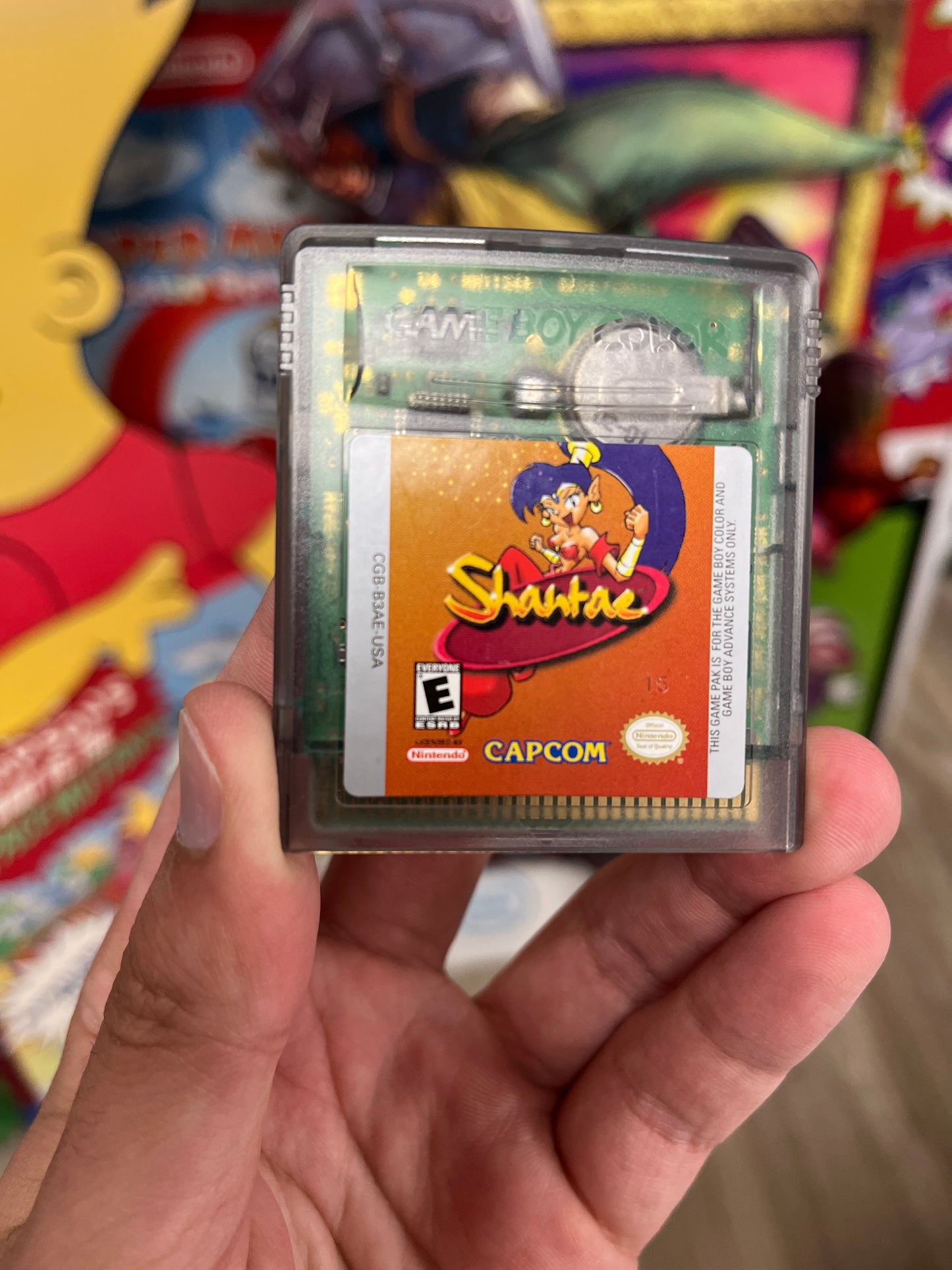 Shantae GameBoy Color Extremely Rare MINT W/ Acrylic Case