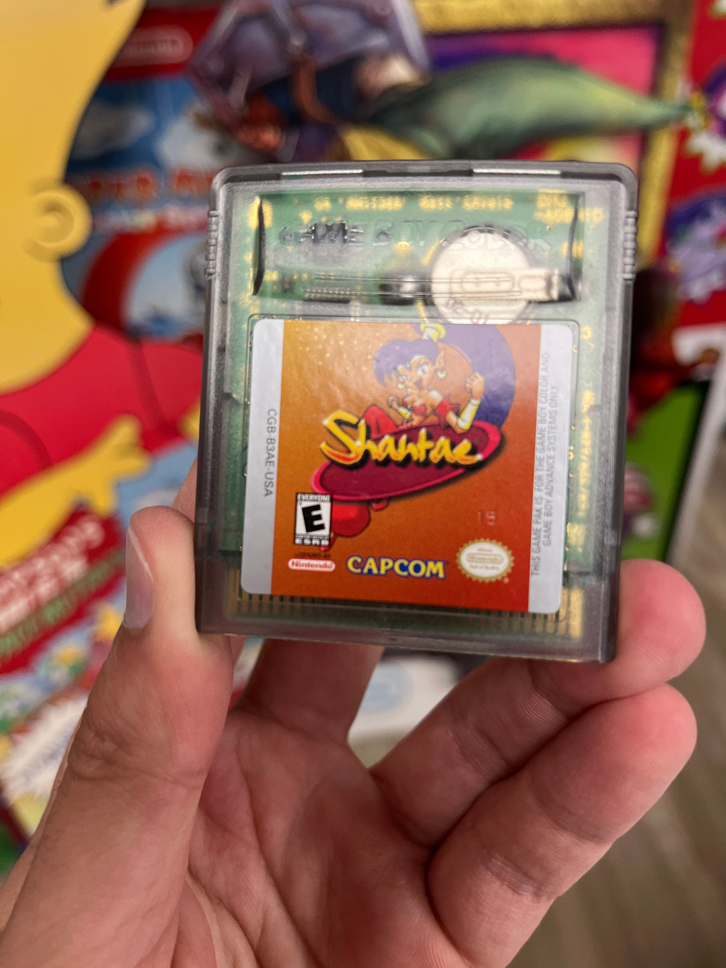 Shantae GameBoy Color Extremely Rare MINT W/ Acrylic Case
