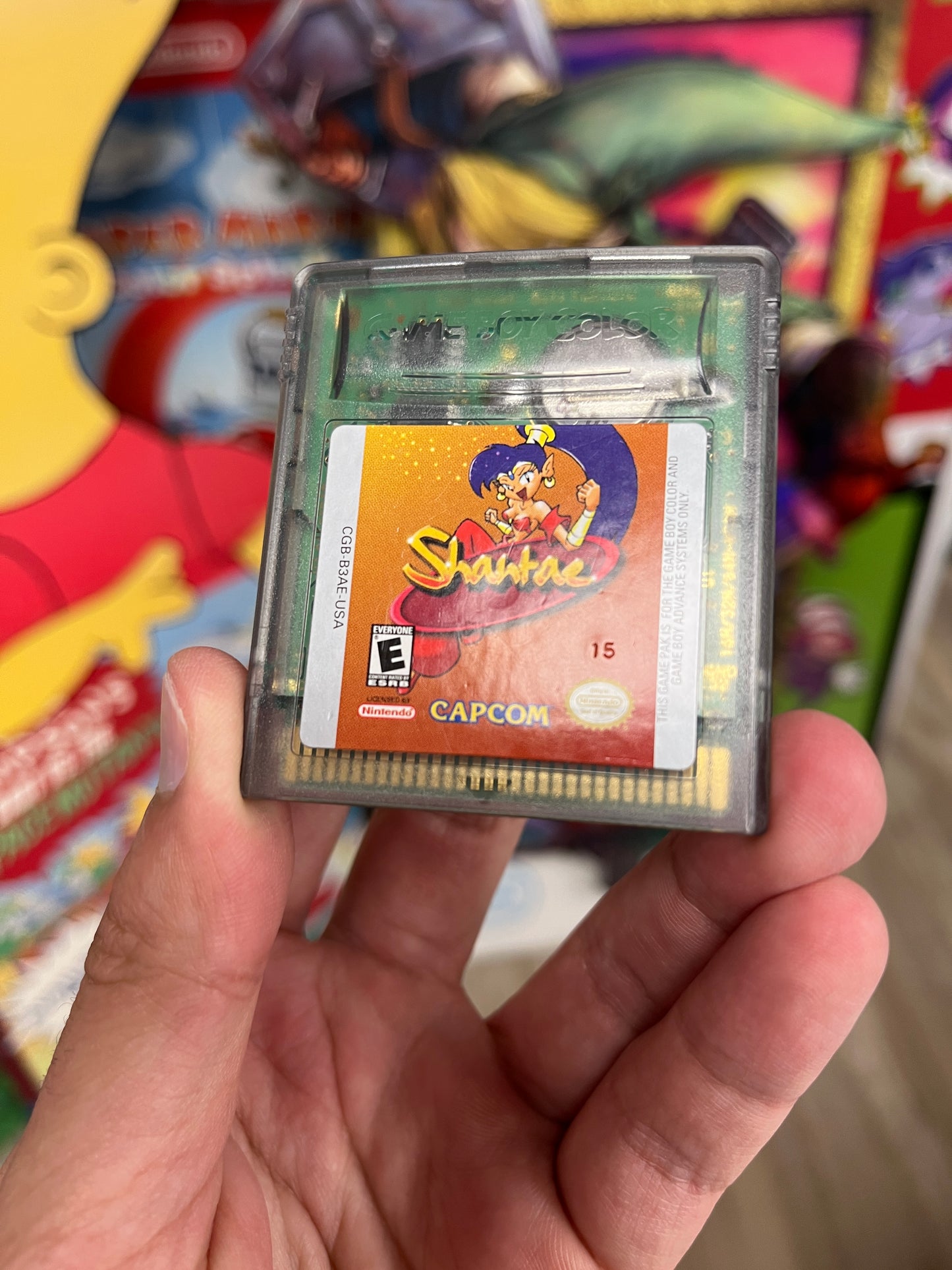 Shantae GameBoy Color Extremely Rare MINT W/ Acrylic Case