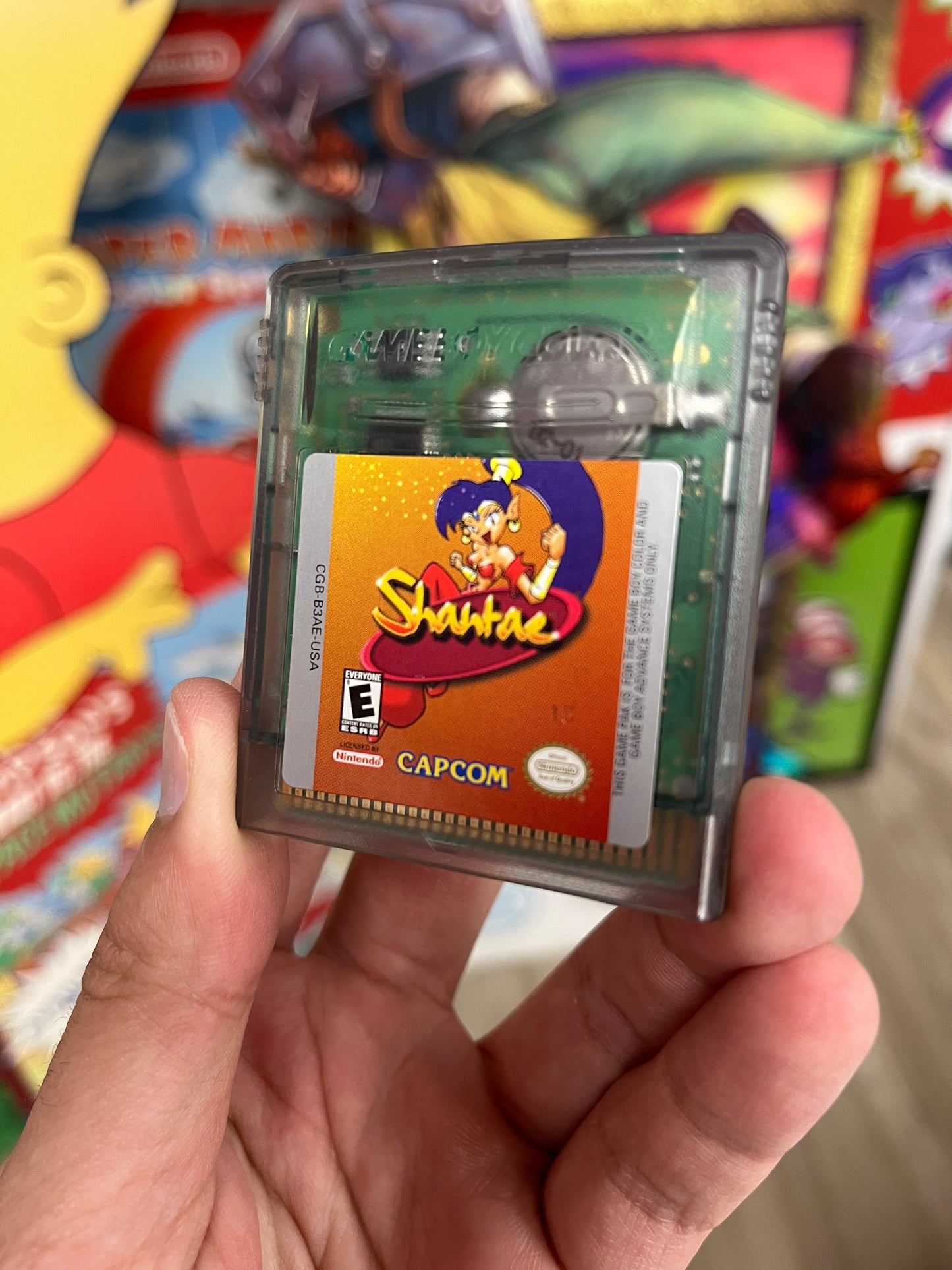 Shantae GameBoy Color Extremely Rare MINT W/ Acrylic Case