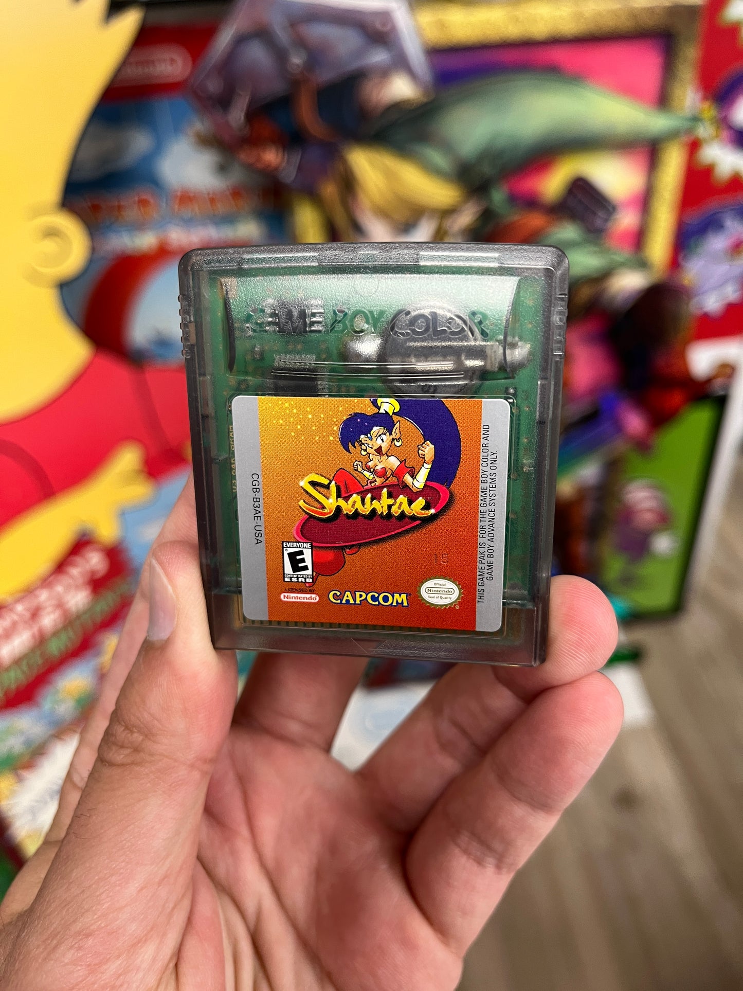 Shantae GameBoy Color Extremely Rare MINT W/ Acrylic Case