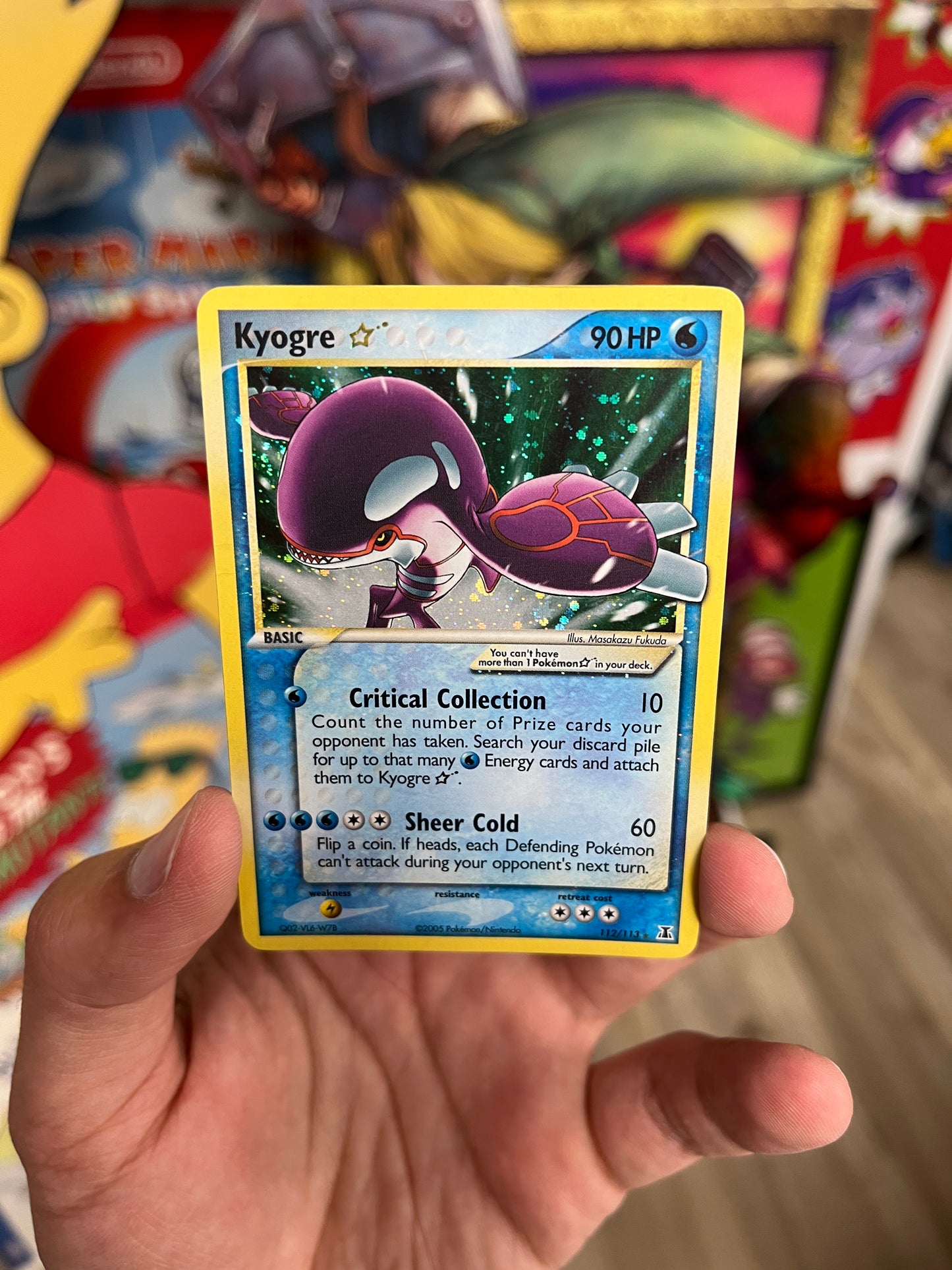 Kyogre Gold Star Beautiful
