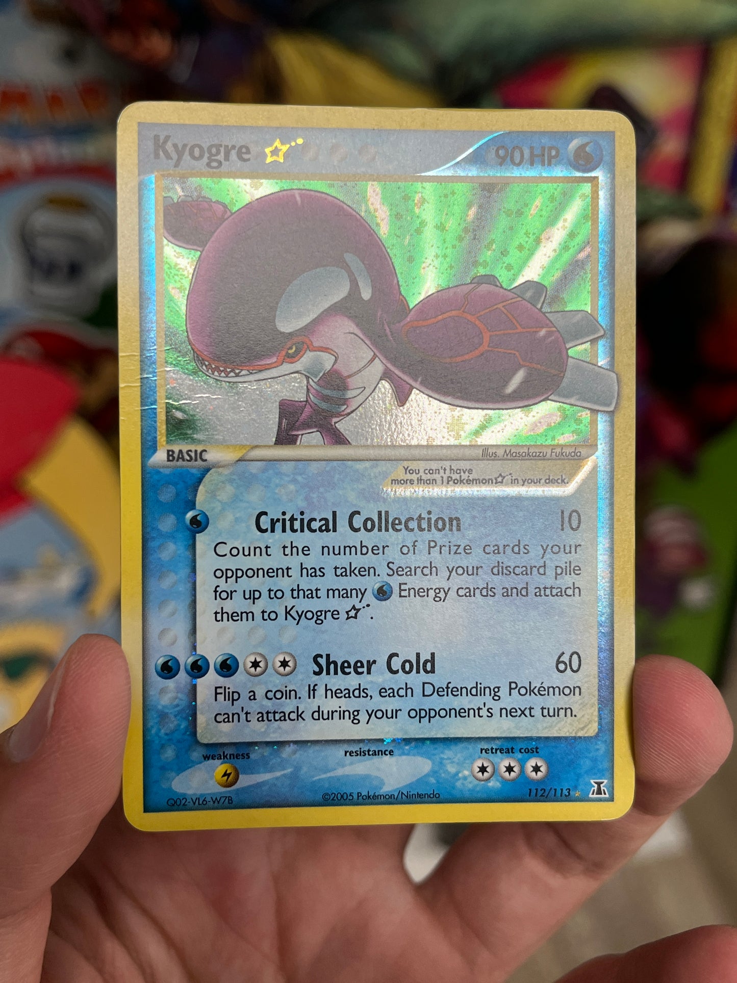 Kyogre Gold Star Beautiful