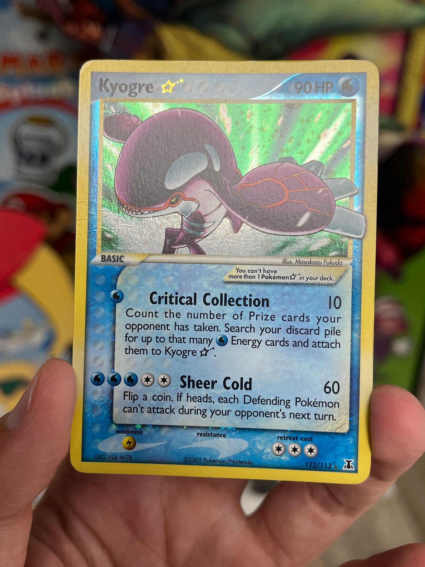 Kyogre Gold Star Beautiful