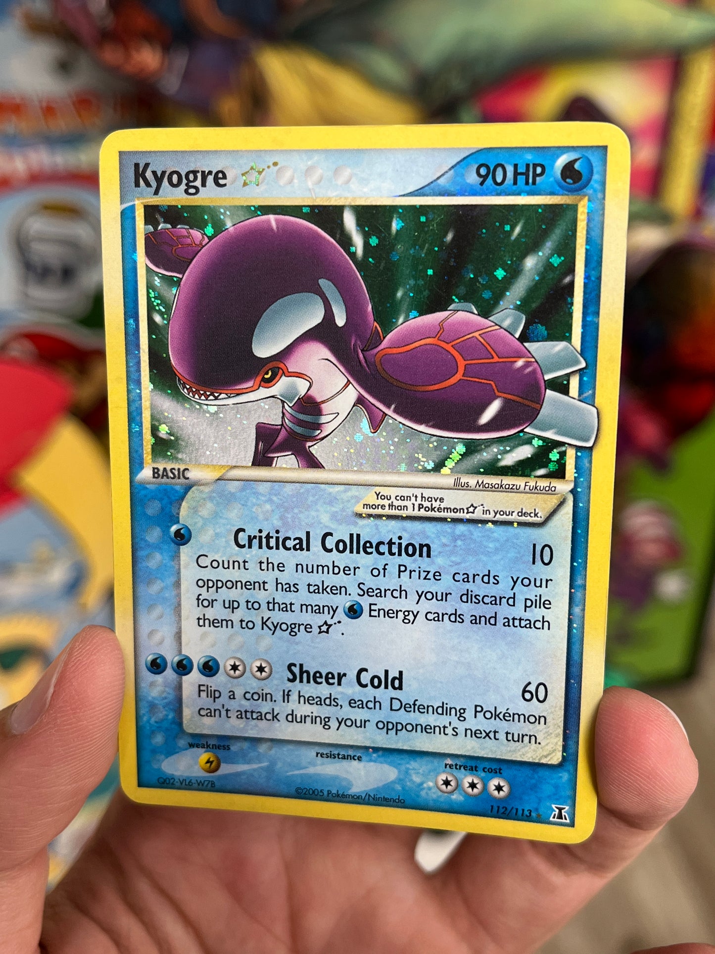 Kyogre Gold Star Beautiful