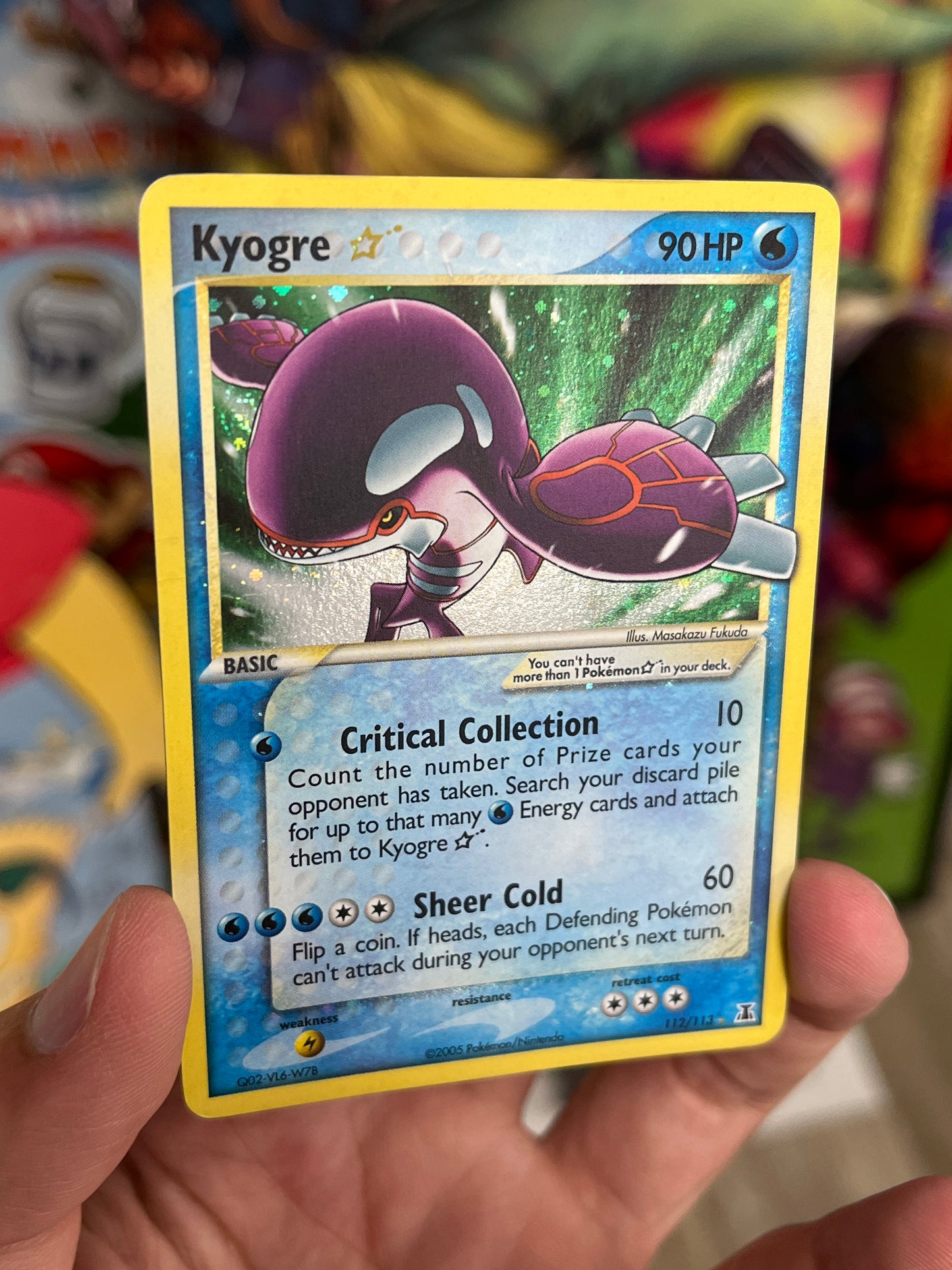 Kyogre Gold Star Beautiful
