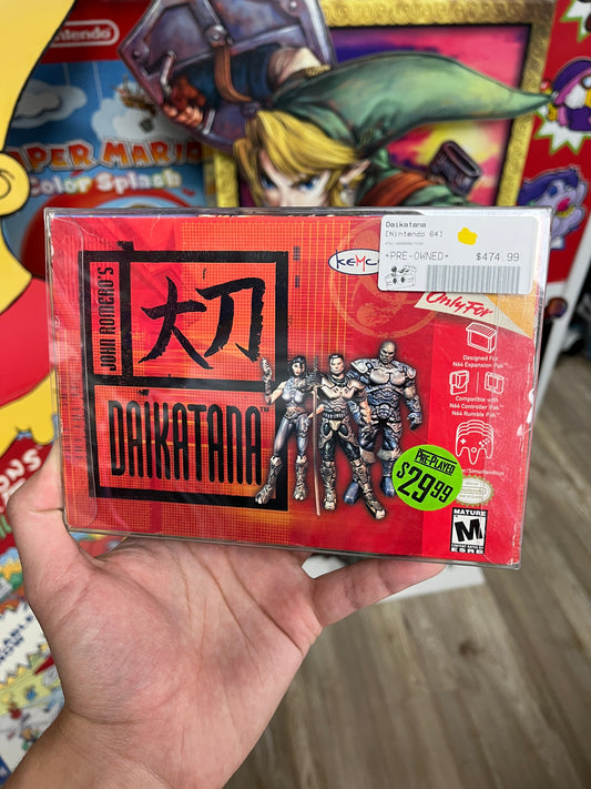 Daikatana N64 Complete Clean Grail