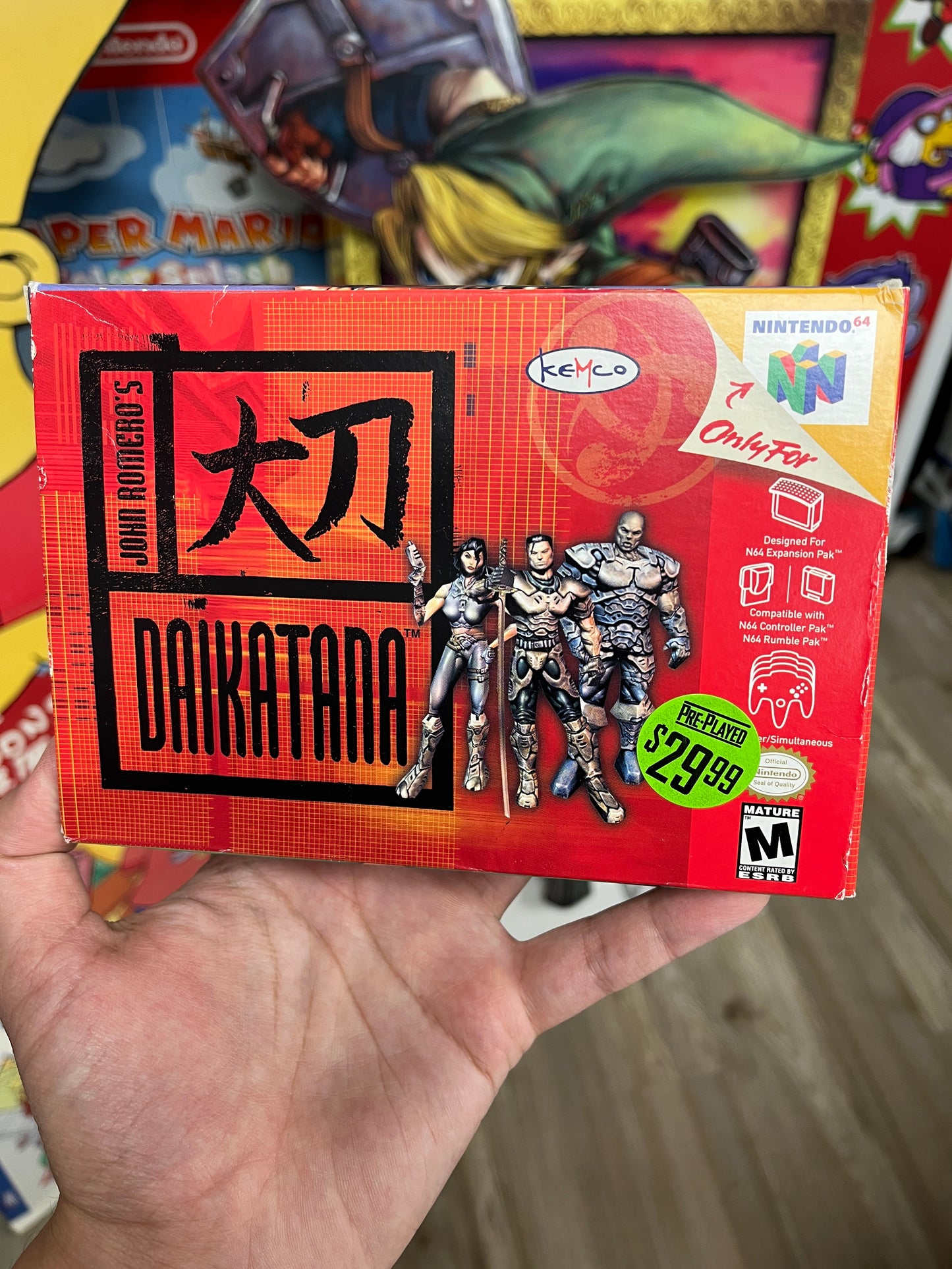 Daikatana N64 Complete Clean Grail