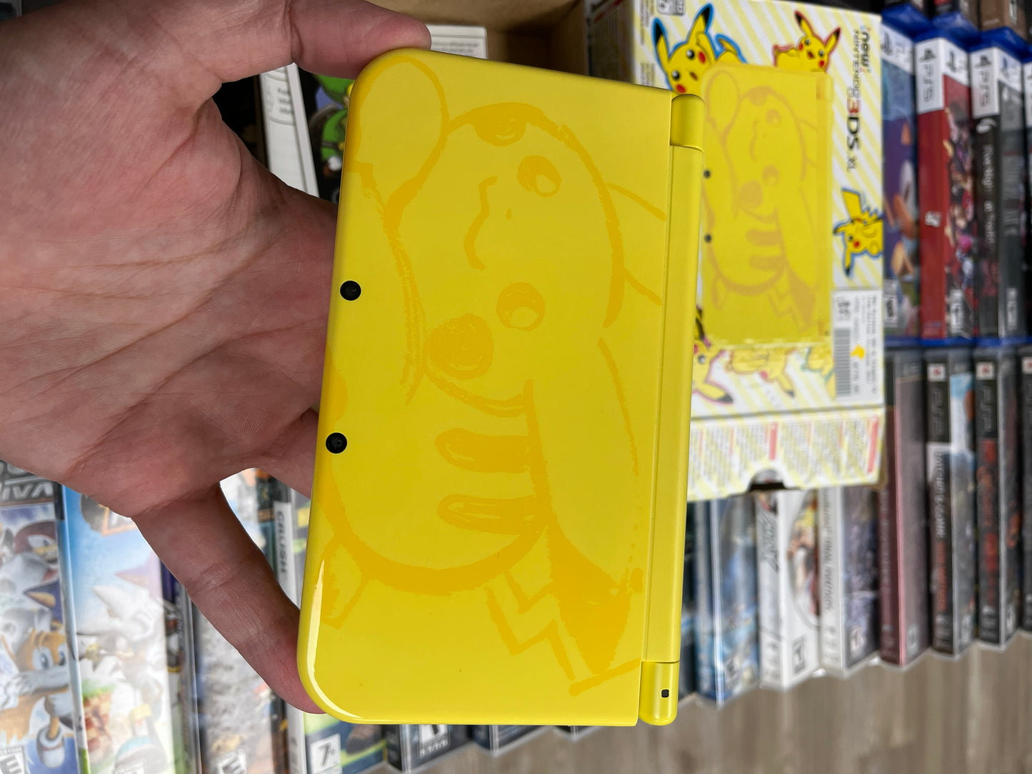 New 3DS XL Pikachu Edition Boxed Complete CLEAN (Reshelled)