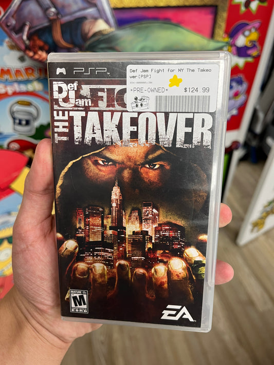 Def Jam Fight for NY The Takeover PSP Complete Rare