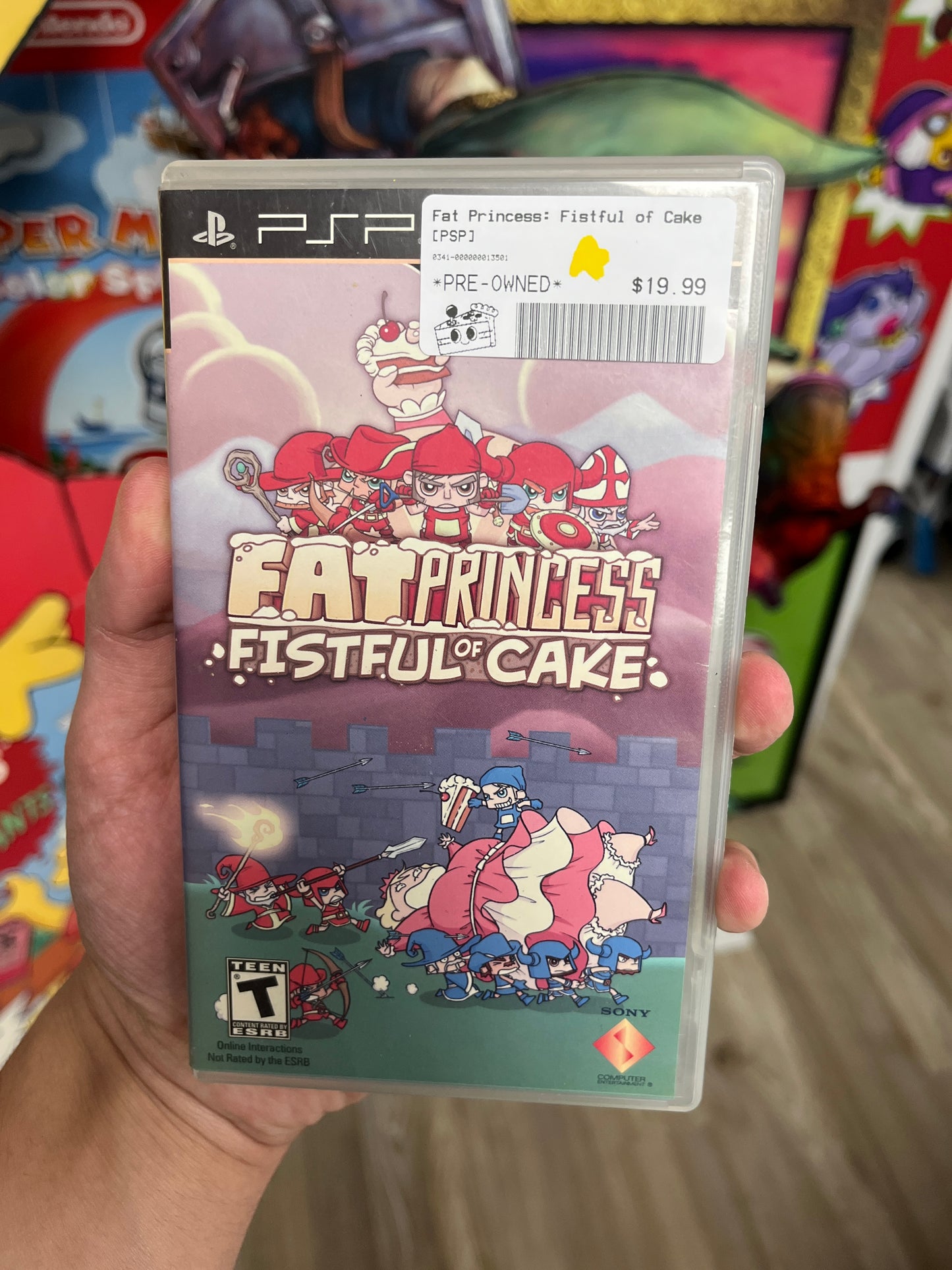 Fat Princess Fistful of Cake PSP Boxed