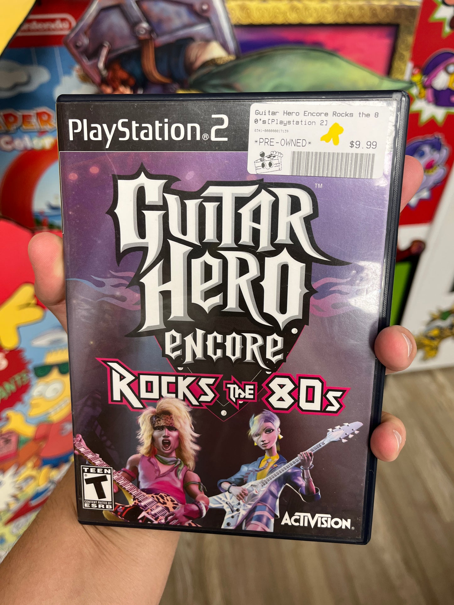 Guitar Hero Encore Rocks the 80's PS2 Complete