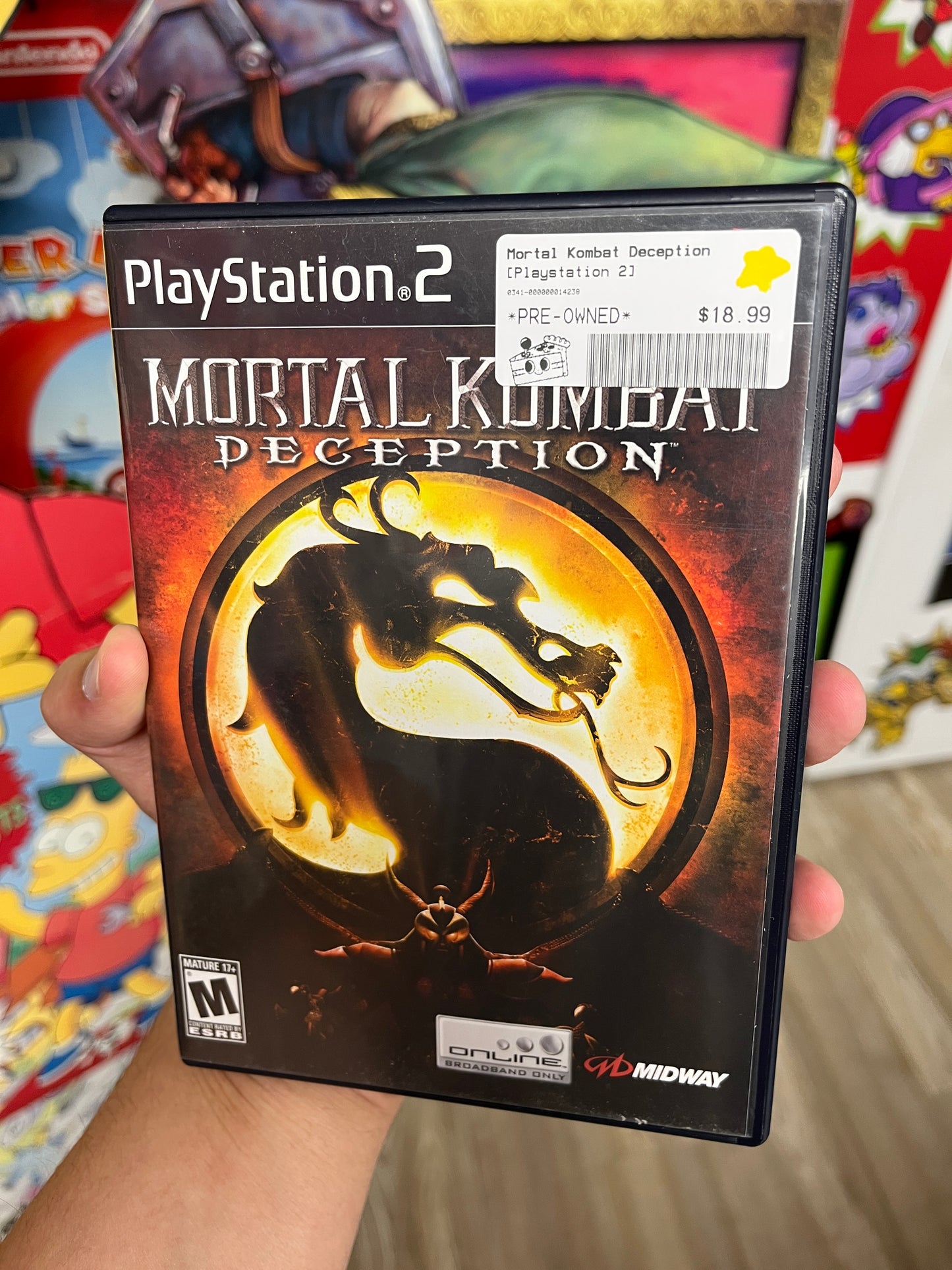 Mortal Kombat Deception PS2 Complete