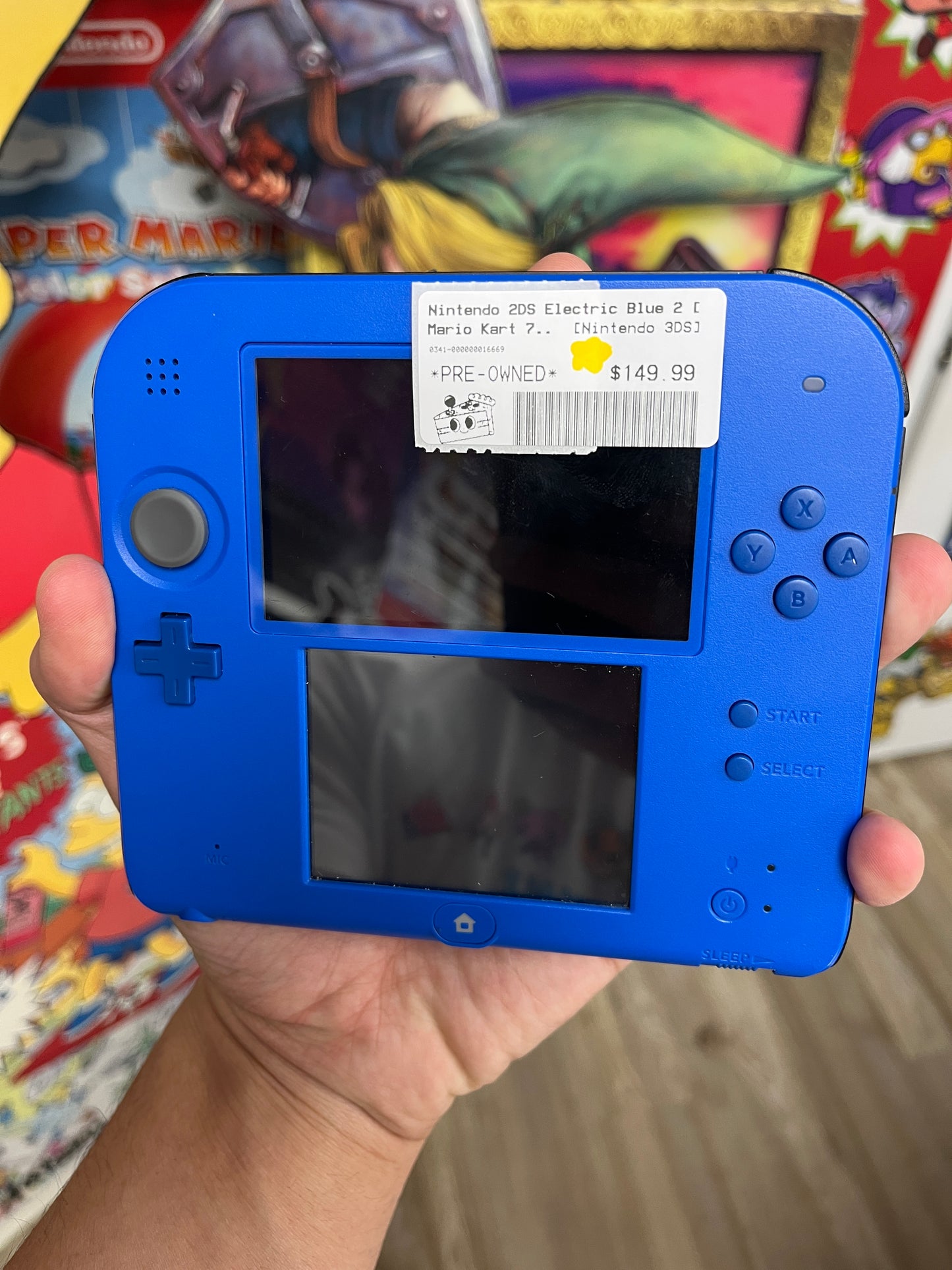 2DS Electric Blue W/ Charger
