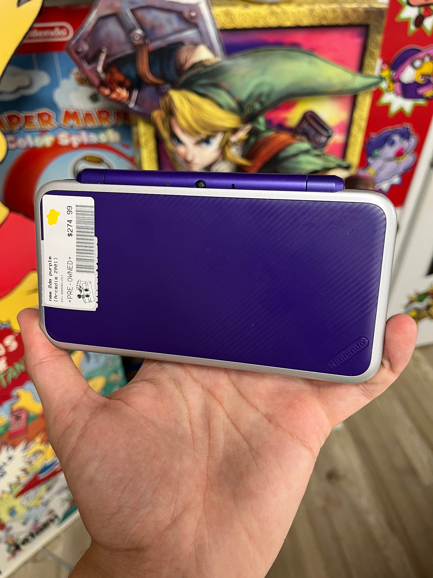New 2DS Purple W/ Charger