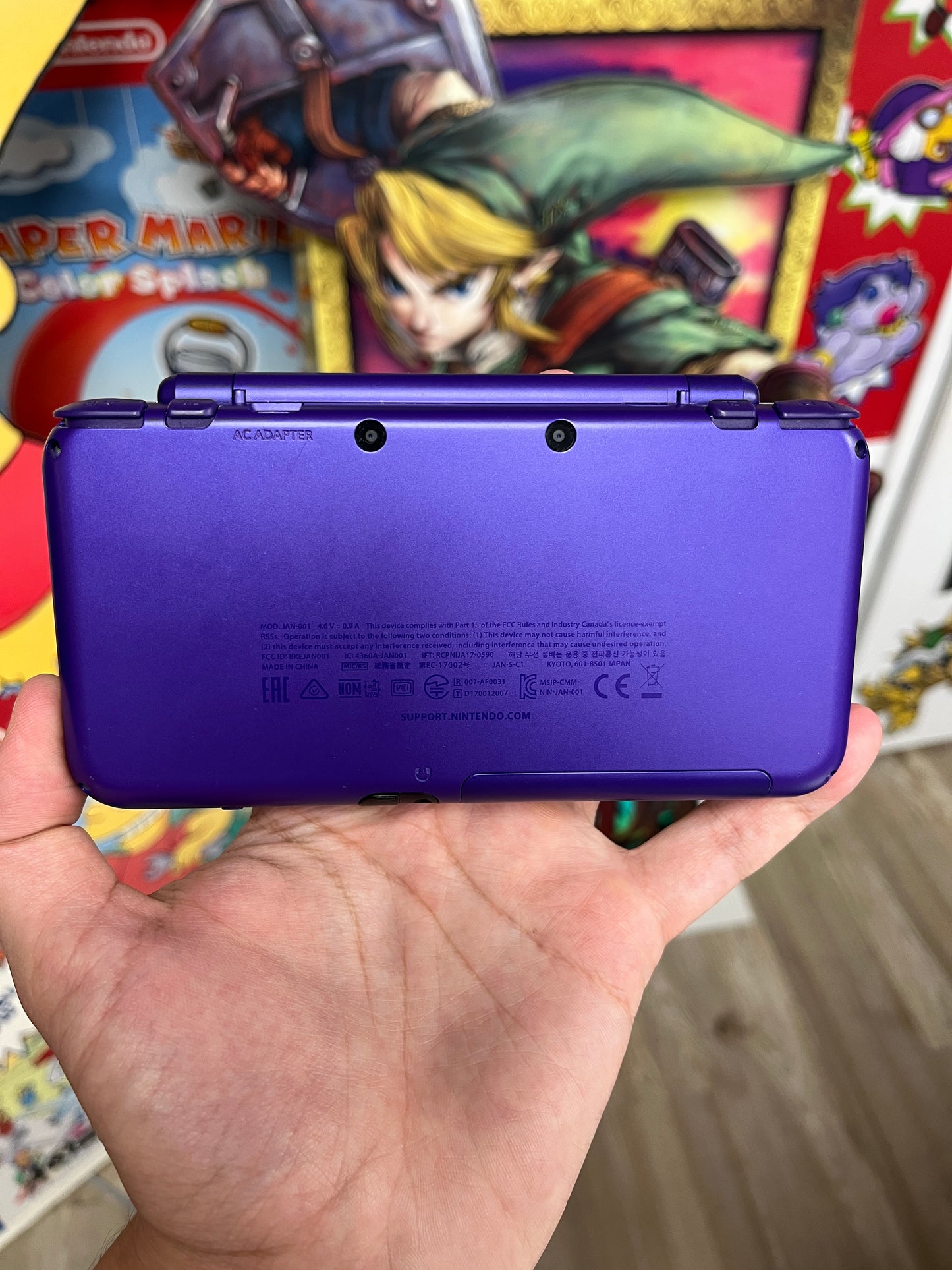 New 2DS Purple W/ Charger