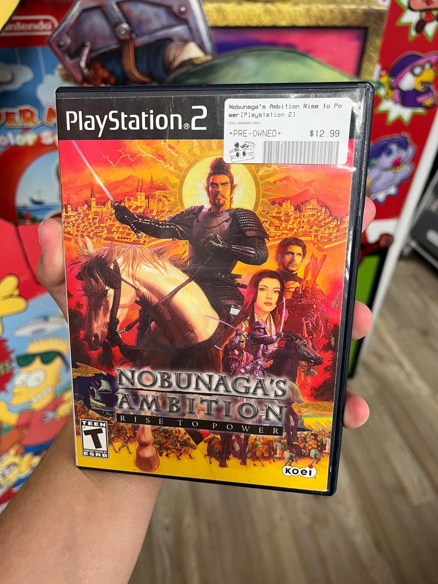 Nobunaga's Ambition Rise to Power PS2 Boxed