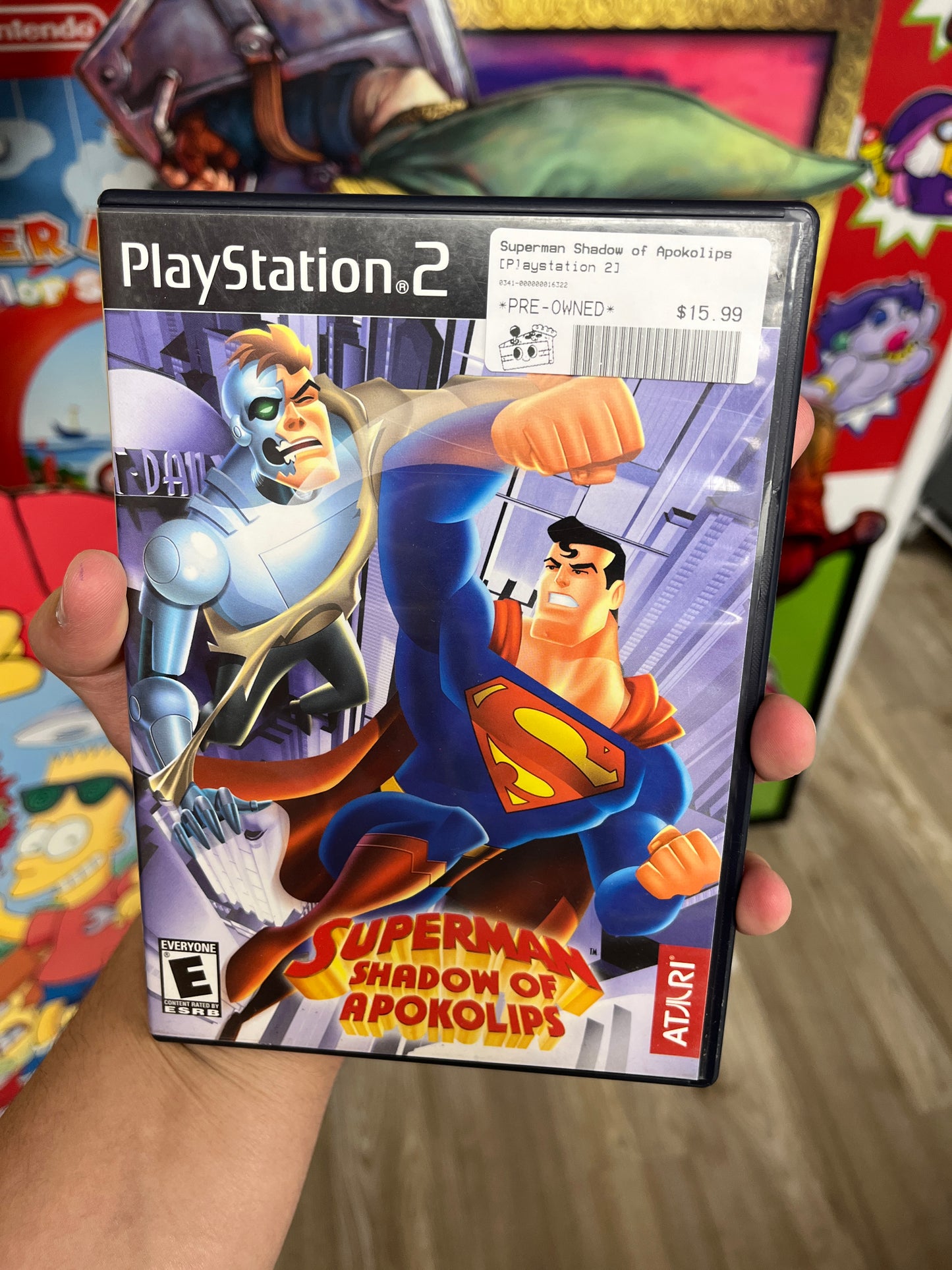 Superman Shadow of Apokolips PS2 Complete